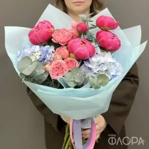 Пионы в облаках 