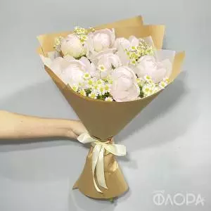 Пионы в крафте
