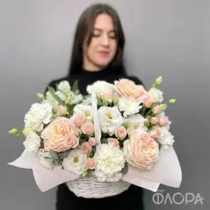 Корзина "Персик Мельба"