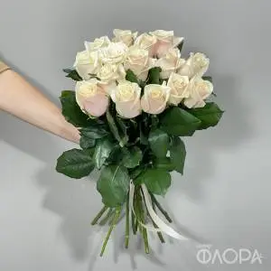 Кремовые розы "Талея", Россия 60 см