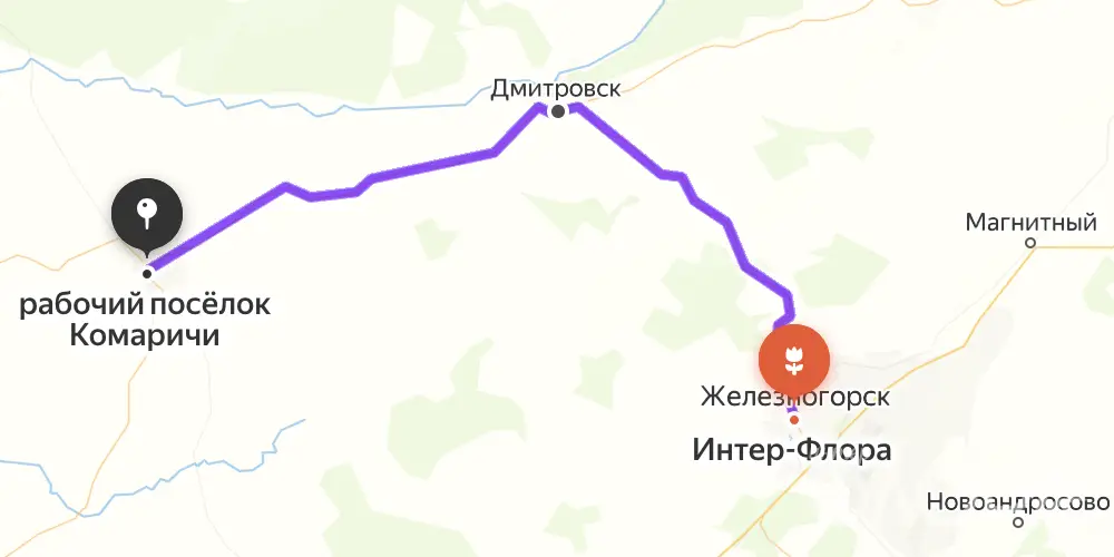 Доставка цветов в Комаричах Брянской области